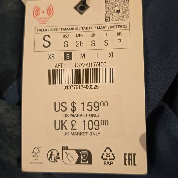 NWT ZARA Benla HALTER DRESSโWITH METALLIC THREAD AND BEADING - Picture 3 of 15